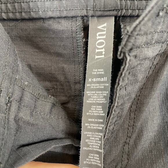 Vuori Ripstop Organic Cotton Gray Cropped Straight Outdoor Pants - Picture 9 of 10